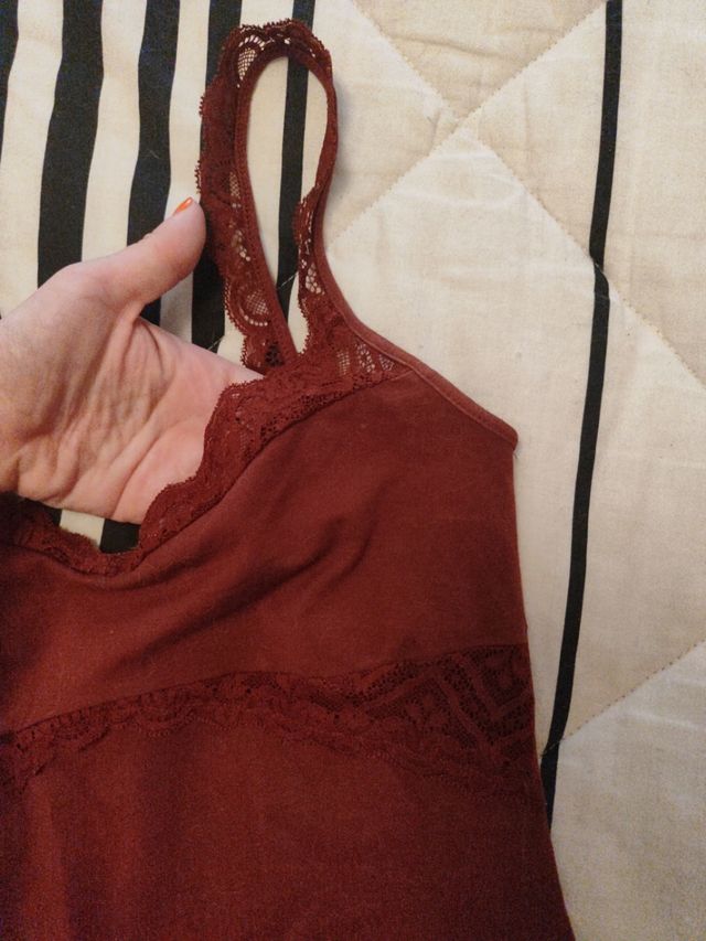 camiseta marrón intimissimi