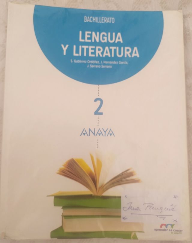 LIBRO LENGUA Y LITERATURA 2° Bachillerato