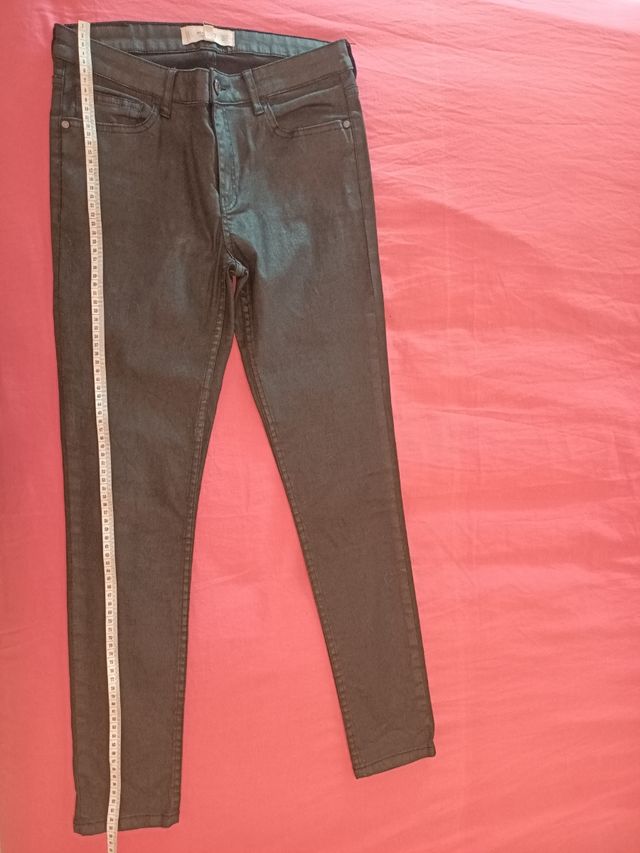 Jeans Skinny encerado 