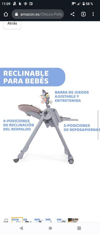 Trona evolutiva chicco Polly Magic Relax