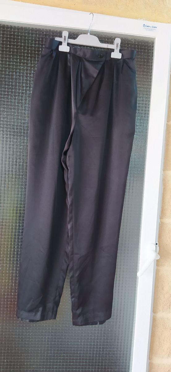 Pantalón eventos, SATEN, forrado talla S