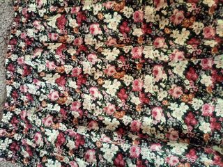 Falda de flores
