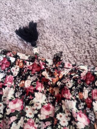 Falda de flores