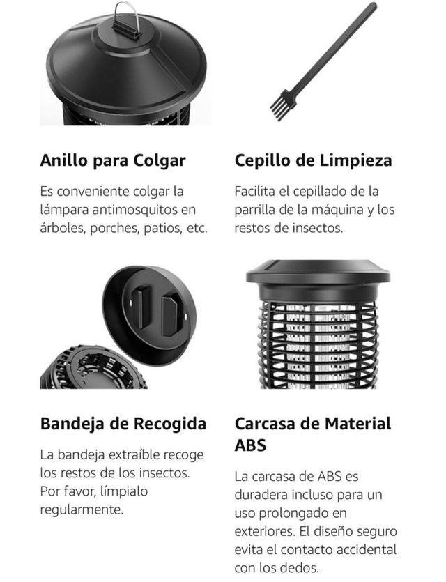 🦟🚫 Lámpara antimosquitos 🦟🚫