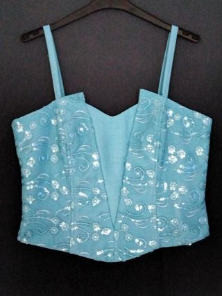 Ocasión conjunto Glamour by Olimara t.44 celeste