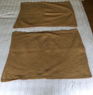Fundas de cojín nido de abeja