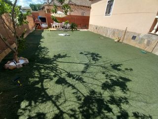 cesped reciclado de campos de futbol