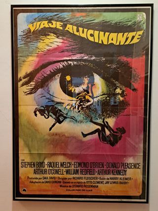 Cartel Viaje Alucinante 70x100cm  enmarcado