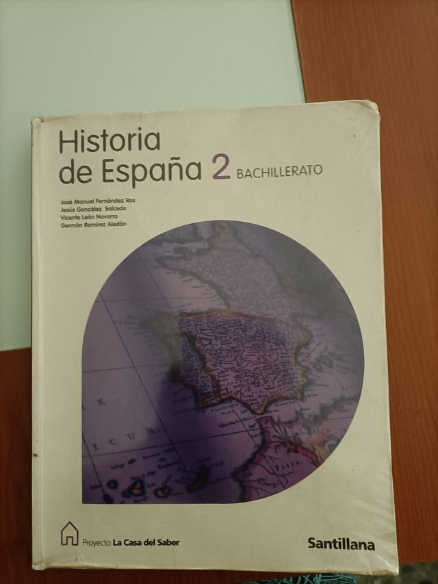 Libro Historia de España 2 bach Santillana