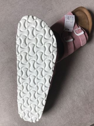 Birkenstock número 39, ideales De ante rosas