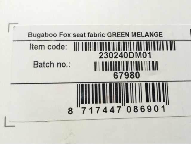 Funda Silla Bugaboo Fox