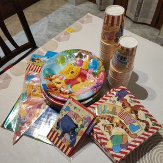 kit compleanno Disney Winnie The Pooh - 116 pezzi
