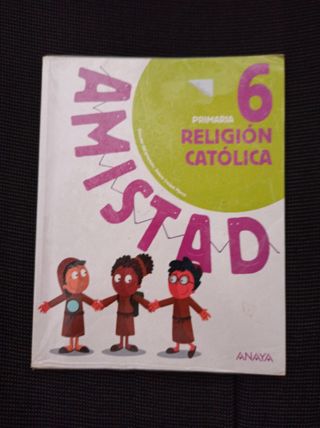 libro de Religión Católica 6 primaria. Anaya
