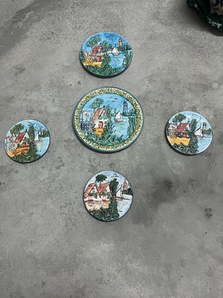 Platos de cerámica de Manises