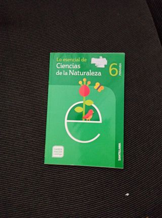 libro de Ciencias de la naturaleza 6 primaria.