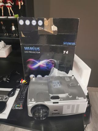 Proyector LED WIMIUS T4 - 3200 Lúmenes 1280x800 -