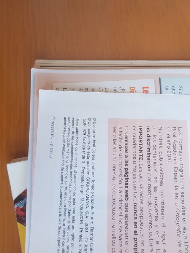 Libro Matemáticas 2°ESO