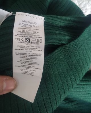 Jersey rayas con etiqueta