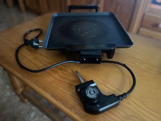 PLANCHA DE ASAR ELECTRICA DE COCINA con termostato