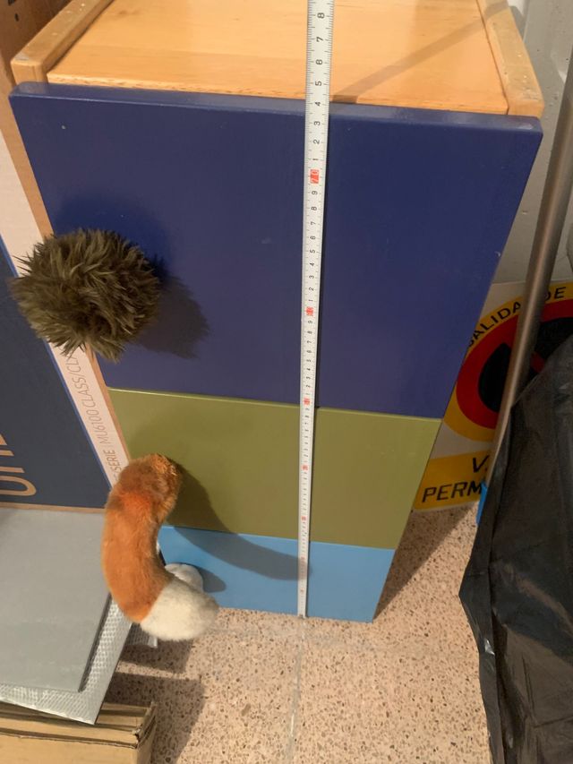 Mueble 3 puertas tiradores peluche niños