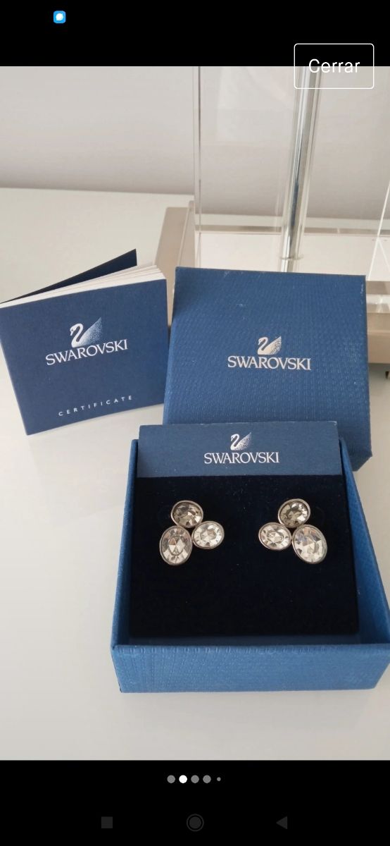 preciosos pendientes Swarovski