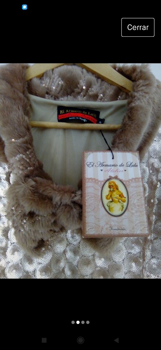 Vestido lentejuelas.