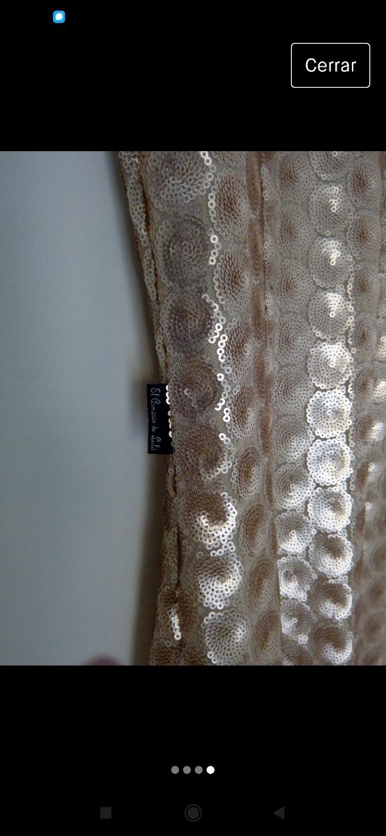 Vestido lentejuelas.