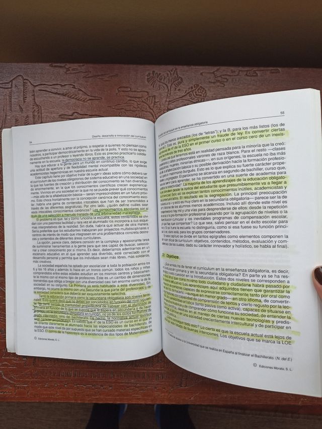 Diseño, desarrollo e innovación del currículum