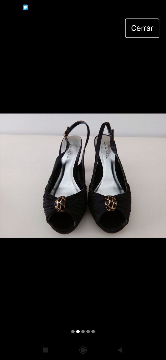 Zapatos negros de tacón 👠