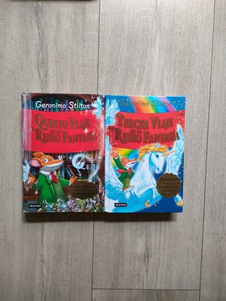 Lote de 7 libros de Tea y Gerónimo Stilton