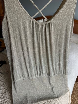 Camiseta dorada hm tallas grandes