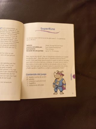 juego de mesa rino ercolino de Haba