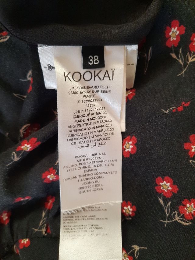 Vestido negro de Kookai