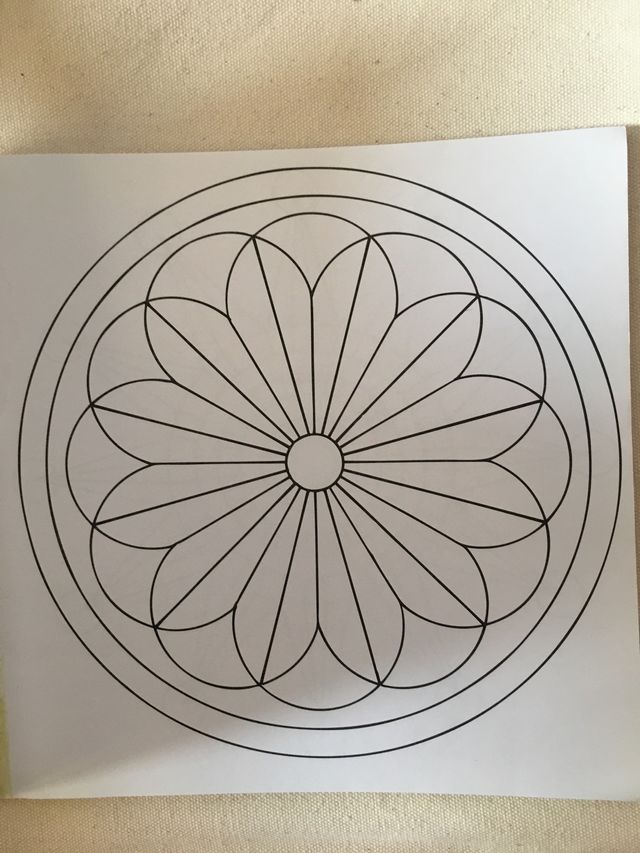 Mándala para colorear