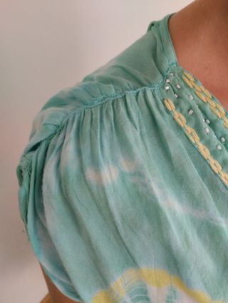 vestido estilo ibicenco talla unica