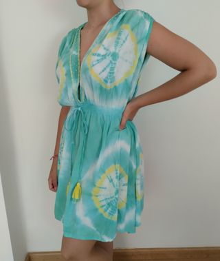 vestido estilo ibicenco talla unica