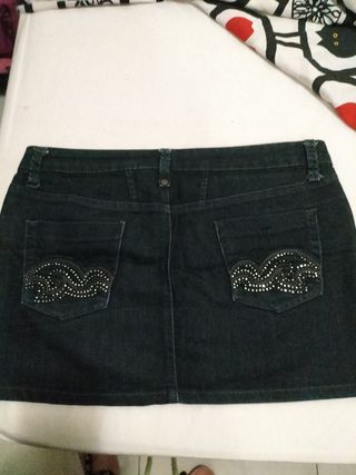 falda corta mango talla 40