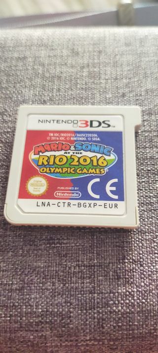 Mario y Sonic Juegos Olímpicos Rio 2016 3DS