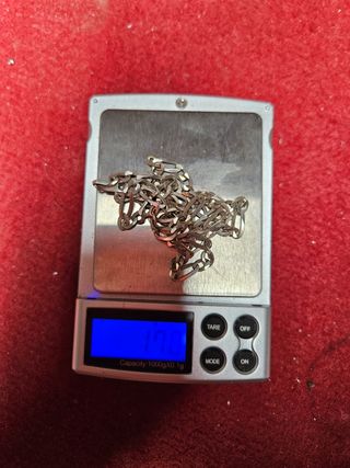 cadena plata 17 gr