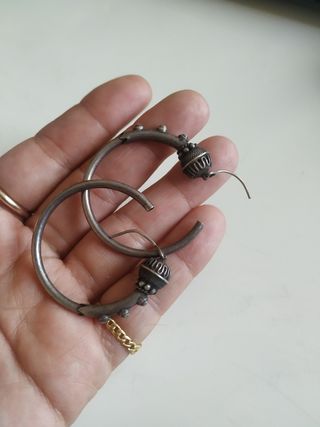 Pendientes plata