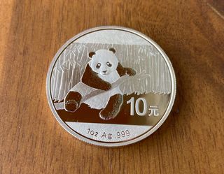 Panda Chino 2014 Moneda de plata