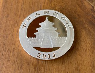 Panda Chino 2014 Moneda de plata