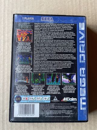 Juego Warlock sega mega drive