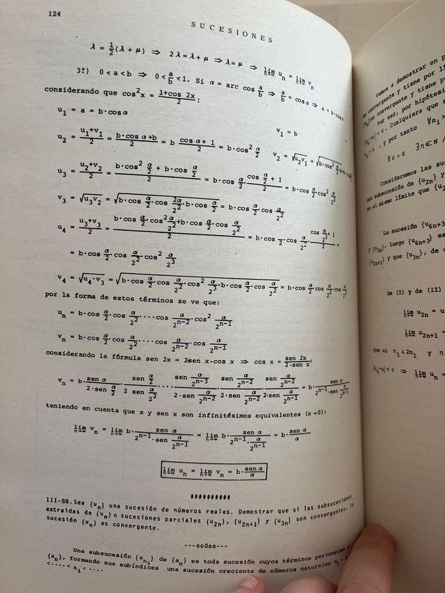Lote Problemas de cálculo infinitesimal I y II.