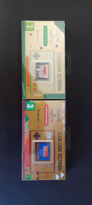 Pack Game & watch-Super mario y Zelda