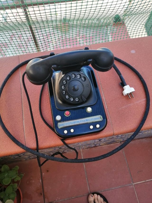 Telefono a disco, ufficio anni 50