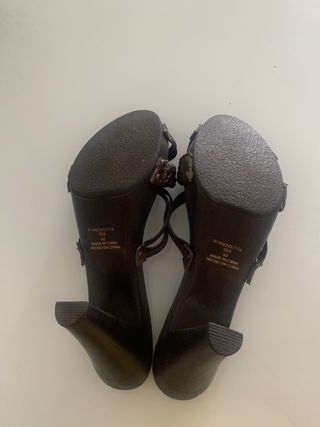 Sandalias Marrón chocolate 40. Nuevas