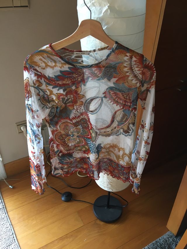 Conjunto falda y blusa