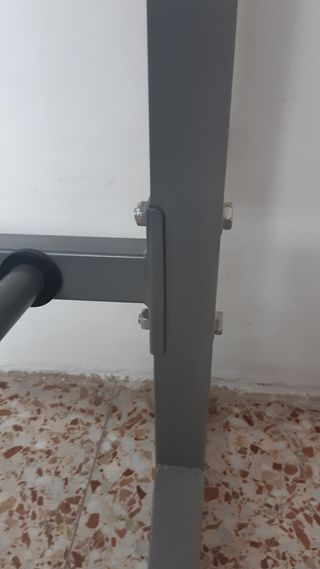 BANCO SOPORTE RACK PARA PESAS DISCOS ENTRENAMIENTO