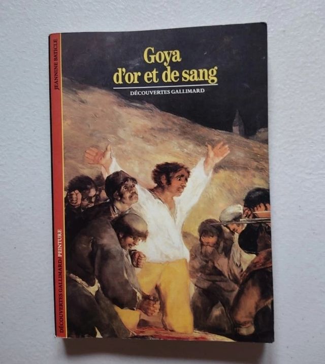 Libro del famoso pintor español Goya en francés